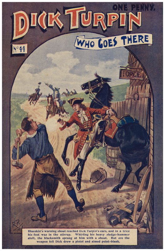Dick Turpin（彩色石版画） 作者 罗伯特·普罗斯（Robert Prowse Jnr）