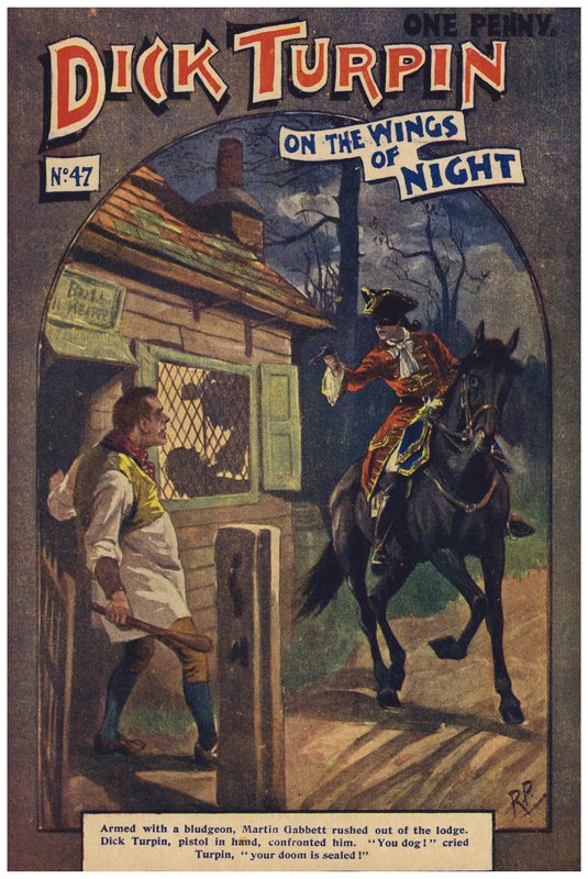 Dick Turpin（彩色石版画） 作者 罗伯特·普罗斯（Robert Prowse Jnr）