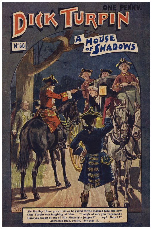 Dick Turpin（彩色石版画） 作者 罗伯特·普罗斯（Robert Prowse Jnr）