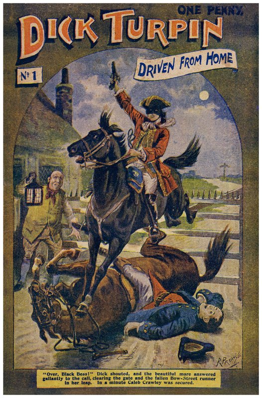 Dick Turpin（彩色石版画） 作者 罗伯特·普罗斯（Robert Prowse Jnr）