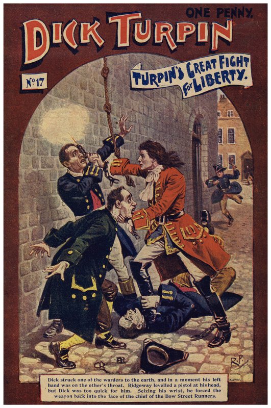 Dick Turpin（彩色石版画） 作者 罗伯特·普罗斯（Robert Prowse Jnr）