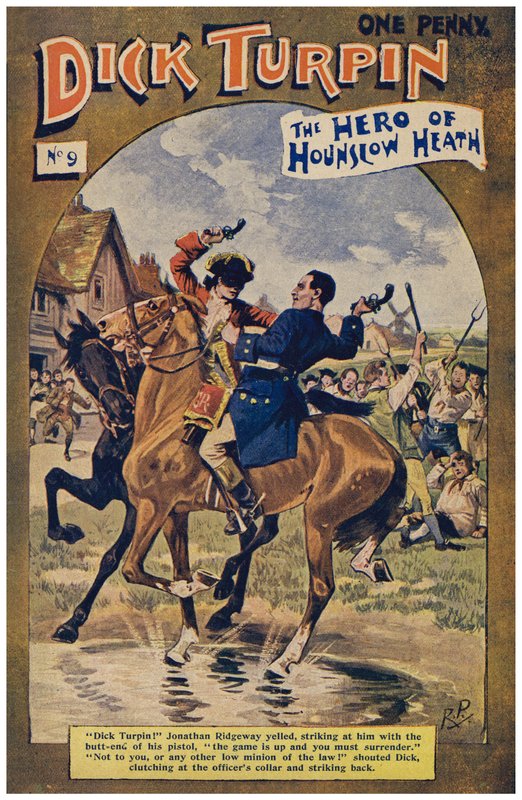 Dick Turpin (colour litho) 作者 罗伯特·普罗斯（Robert Prowse Jnr）