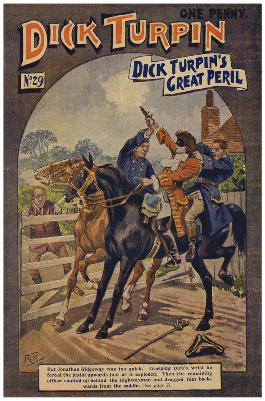 Dick Turpin（彩色石版画） 作者 罗伯特·普罗斯（Robert Prowse Jnr）
