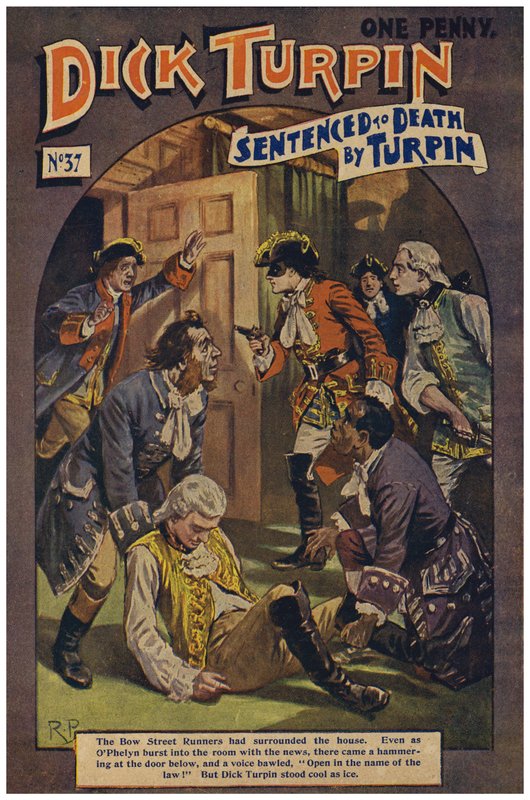Dick Turpin (colour litho) 作者 罗伯特·普罗斯（Robert Prowse Jnr）