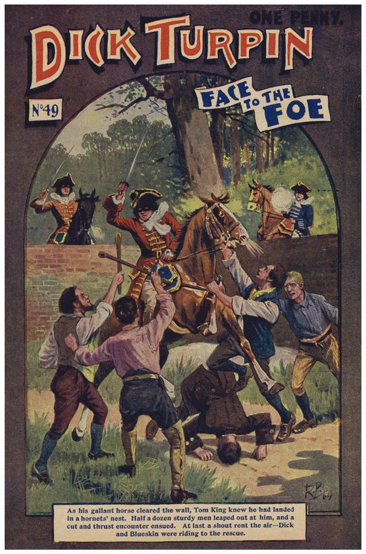 Dick Turpin（彩色石版画） 作者 罗伯特·普罗斯（Robert Prowse Jnr）