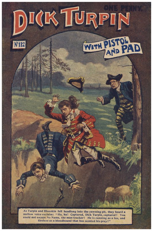 Dick Turpin（彩色石版画） 作者 罗伯特·普罗斯（Robert Prowse Jnr）