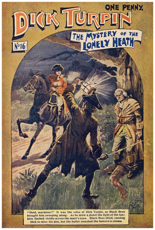 Dick Turpin（彩色石版画） 作者 罗伯特·普罗斯（Robert Prowse Jnr）