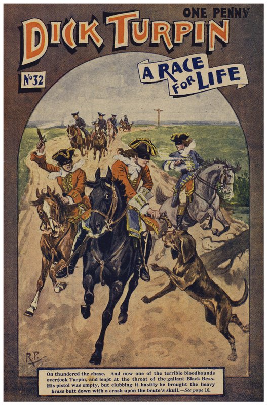 Dick Turpin（彩色石版画） 作者 罗伯特·普罗斯（Robert Prowse Jnr）