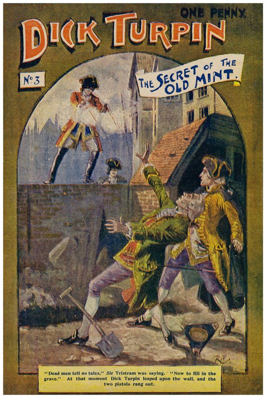 Dick Turpin（彩色石版画） 作者 罗伯特·普罗斯（Robert Prowse Jnr）