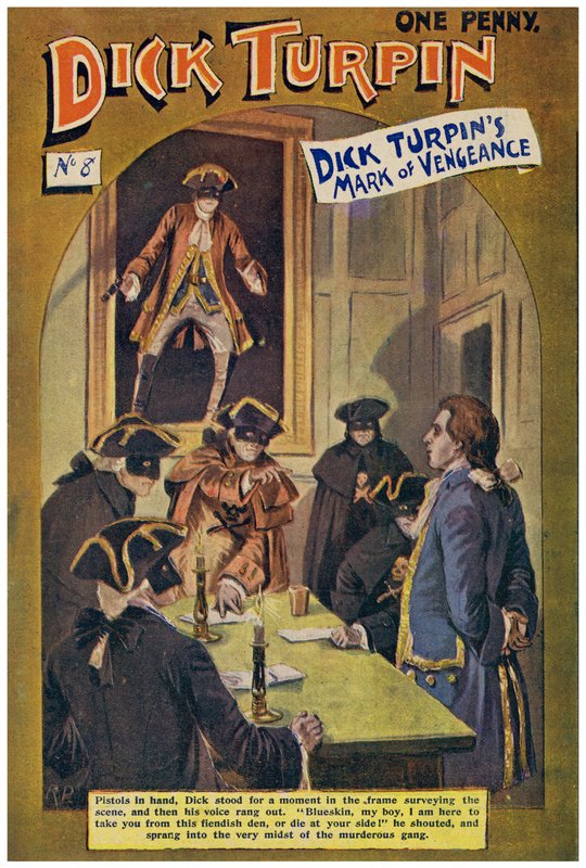 Dick Turpin（彩色石版画） 作者 罗伯特·普罗斯（Robert Prowse Jnr）