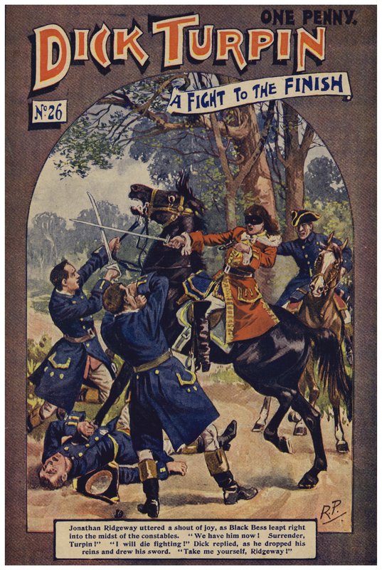 Dick Turpin（彩色石版画） 作者 罗伯特·普罗斯（Robert Prowse Jnr）