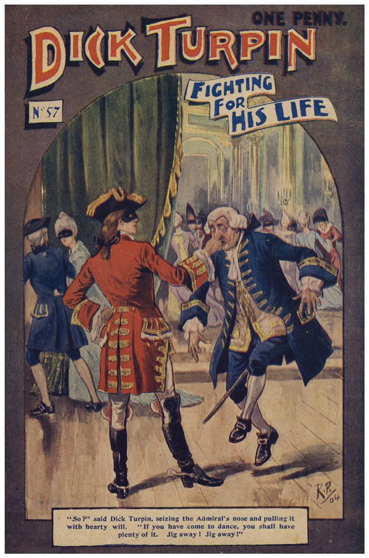 Dick Turpin（彩色石版画） 作者 罗伯特·普罗斯（Robert Prowse Jnr）