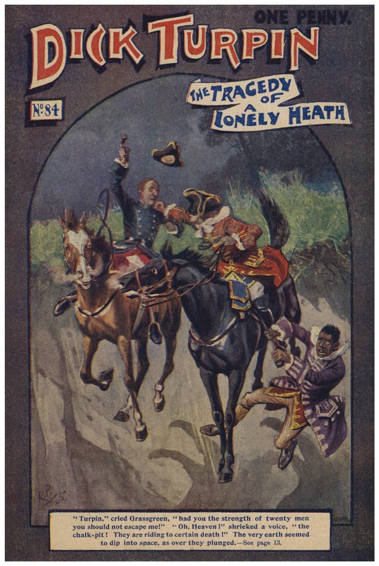 Dick Turpin（彩色石版画） 作者 罗伯特·普罗斯（Robert Prowse Jnr）