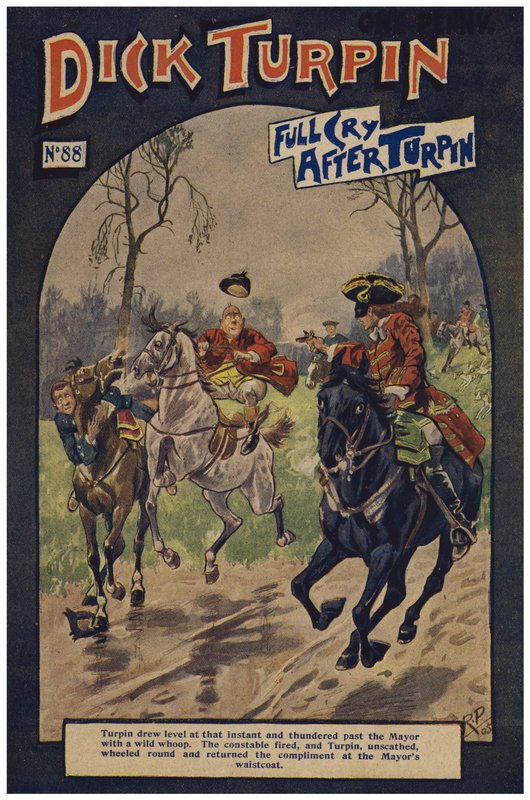 Dick Turpin（彩色石版画） 作者 罗伯特·普罗斯（Robert Prowse Jnr）