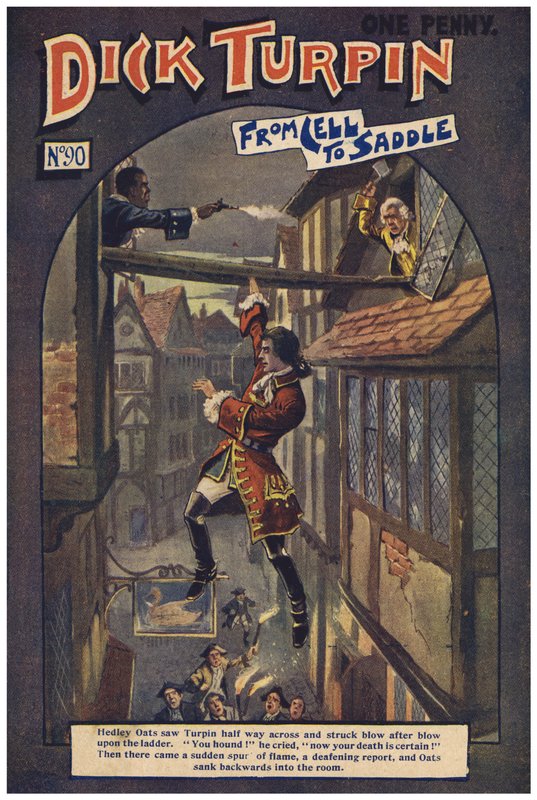 Dick Turpin（彩色石版画） 作者 罗伯特·普罗斯（Robert Prowse Jnr）