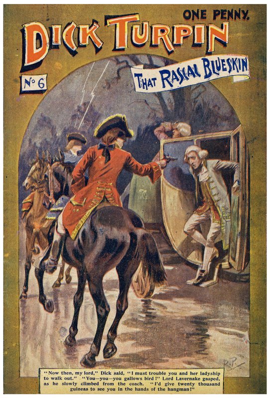 Dick Turpin（彩色石版画） 作者 罗伯特·普罗斯（Robert Prowse Jnr）