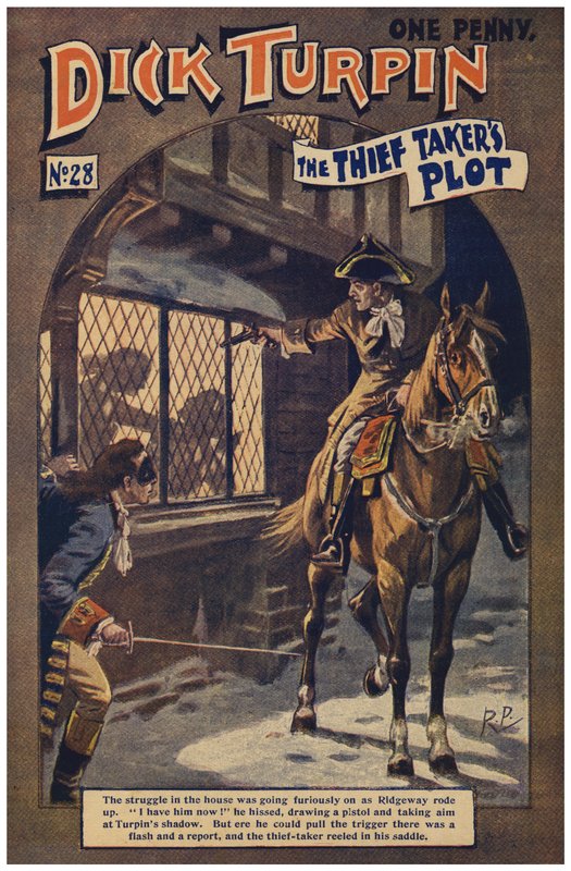 Dick Turpin（彩色石版画） 作者 罗伯特·普罗斯（Robert Prowse Jnr）