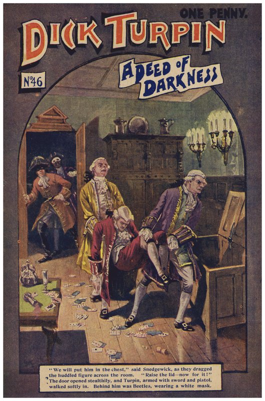 Dick Turpin（彩色石版画） 作者 罗伯特·普罗斯（Robert Prowse Jnr）