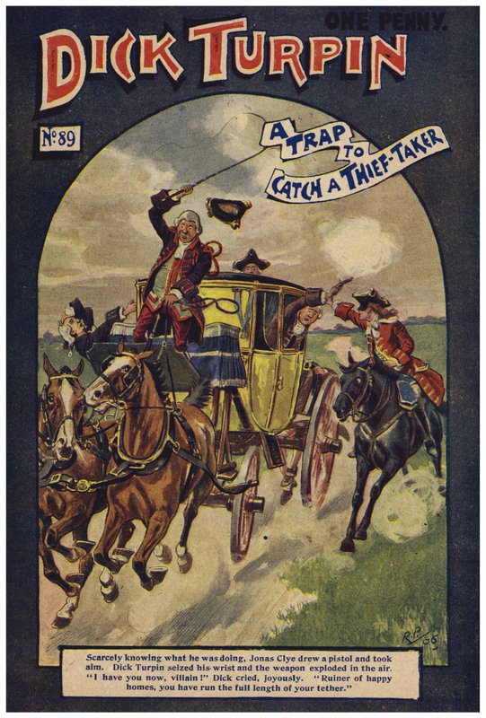 Dick Turpin (colour litho) 作者 罗伯特·普罗斯（Robert Prowse Jnr）