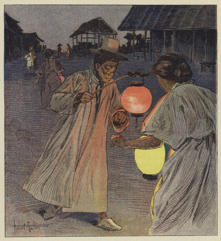 Promenade nocturne des Coreens 作者 罗伯特·萨尔斯