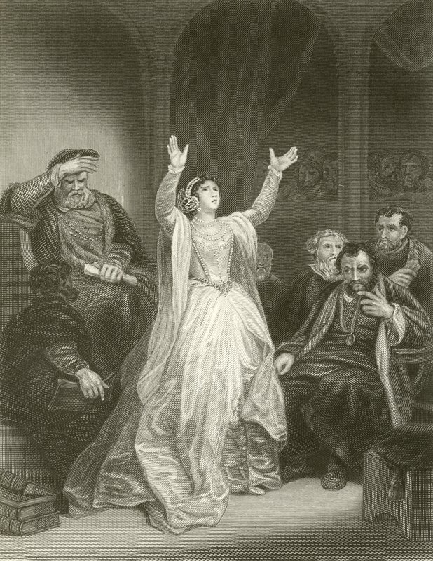 对Anne Boleyn的谴责 作者 罗伯特·斯默克