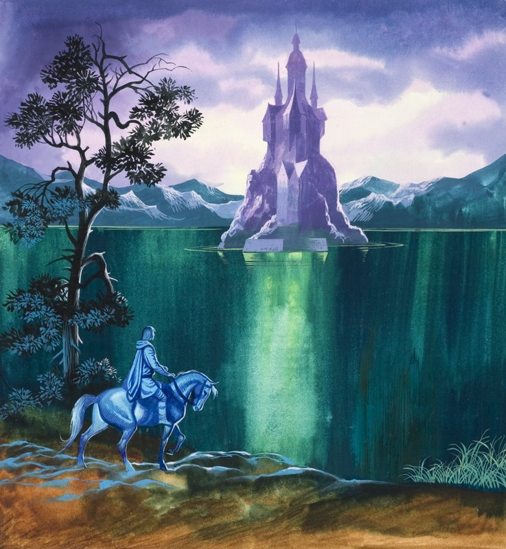 神奇的苹果》（纸上水粉画） 作者 罗恩·恩布尔顿