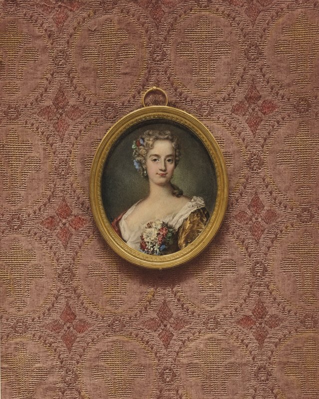 一位不知名的女士的画像 作者 Rosalba Giovanna Carriera