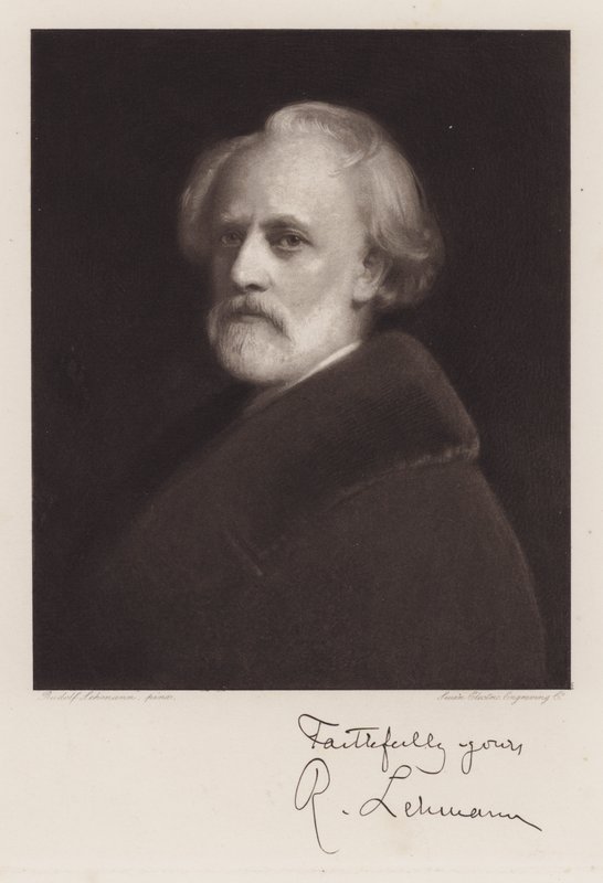 Rudolf Lehmann, Self Portrait (litho) 作者 鲁道夫·莱曼（Rudolf Lehmann）