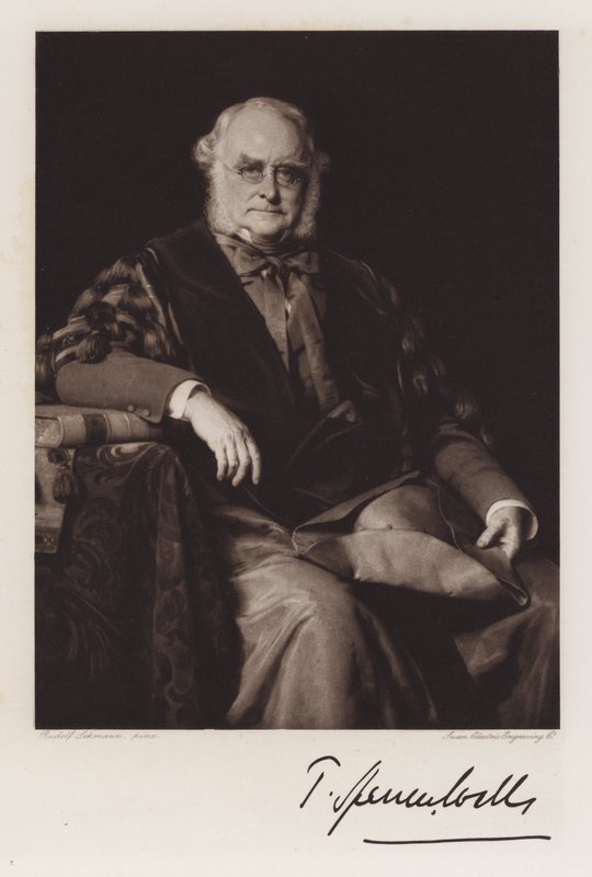 Sir Thomas Spencer Wells (litho) 作者 鲁道夫·莱曼（Rudolf Lehmann）