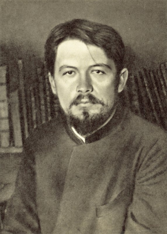安东·契诃夫在1892年3月下旬在俄罗斯Melikhovo的庄园 作者 俄罗斯摄影师