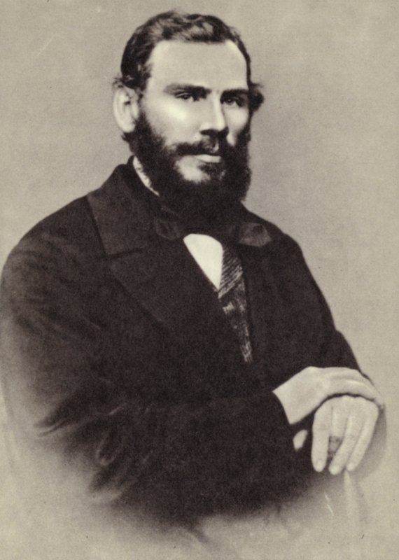 LN Tolstoi，莫斯科，1862年 作者 俄罗斯摄影师