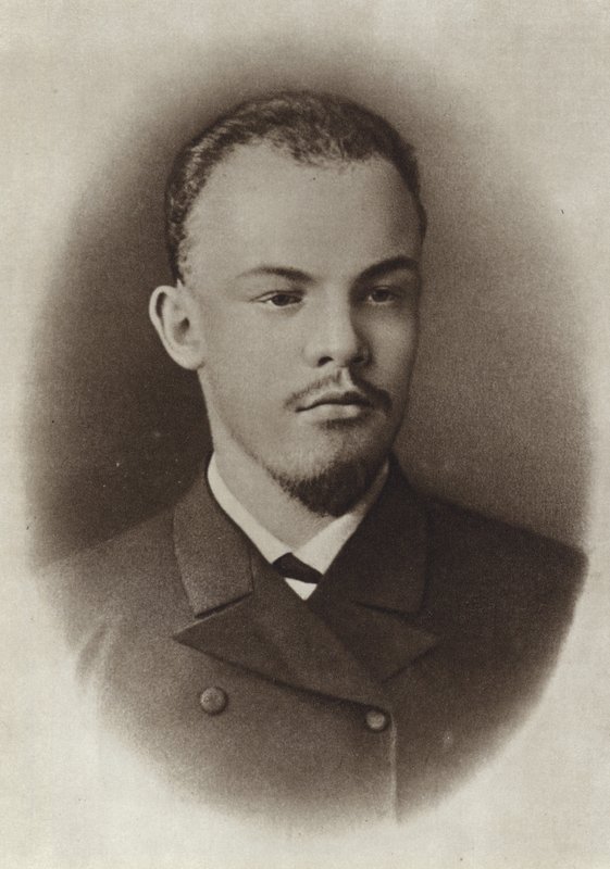 列宁作为大学生，萨马拉，1890年 作者 俄罗斯摄影师