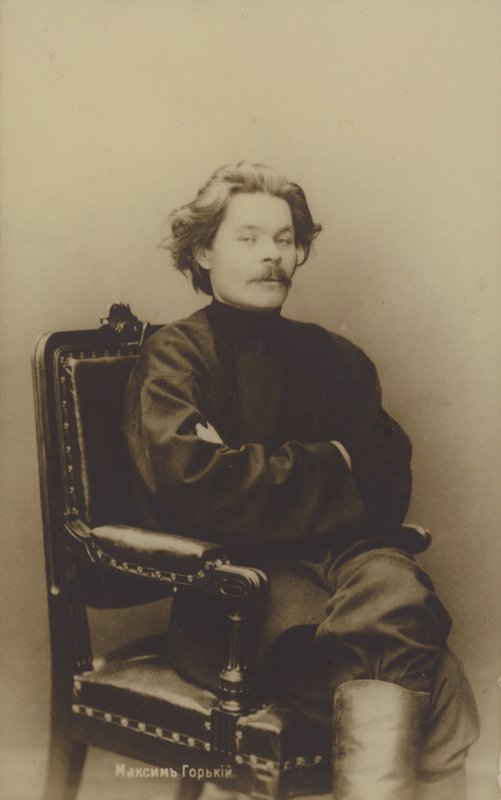 马克西姆高尔基（1868-1936），俄罗斯作家和政治活动家 作者 俄罗斯摄影师