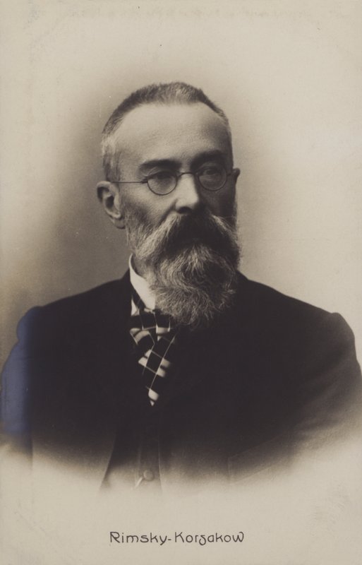 Nikolai Rimsky-Korsakov，俄罗斯作曲家。 作者 俄罗斯摄影师