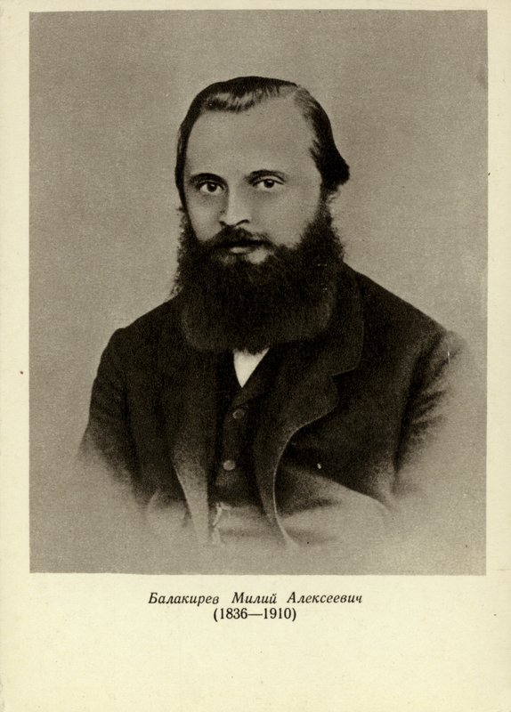 Mily Alexeyevich Balakirev，俄罗斯钢琴家，指挥兼作曲家（1836-1910） 作者 俄语学校