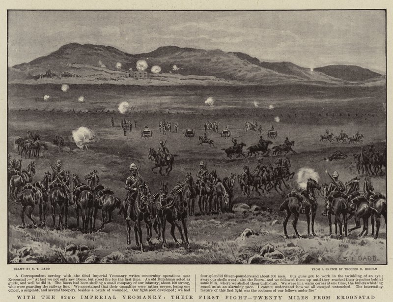 第62届Imperial Yeomanry，他们的第一场战斗，Kroonstad的20英里 作者 ST Dadd
