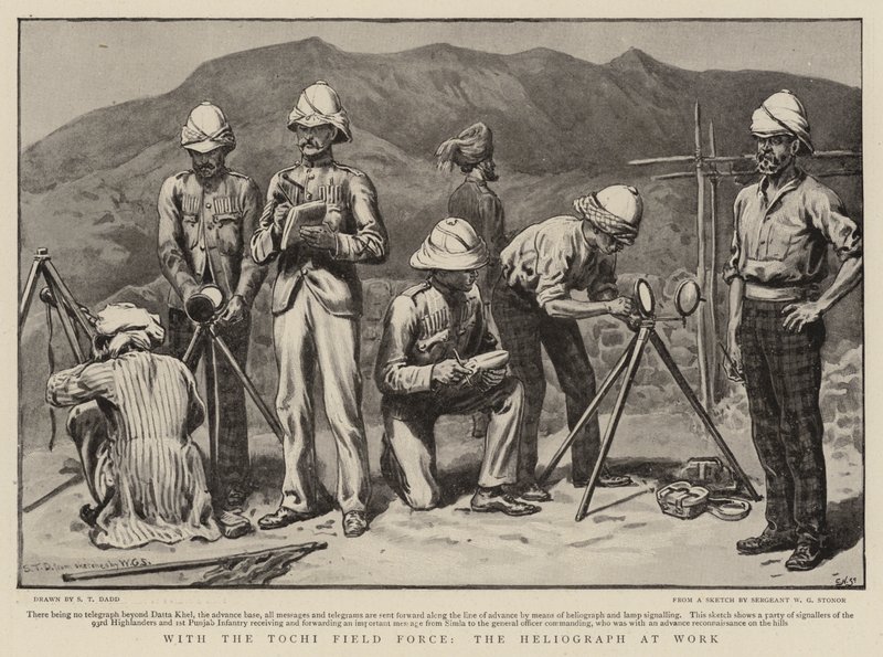 随着Tochi Field Force，Heliograph at Work 作者 ST Dadd