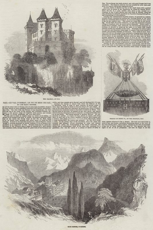 Pau，Val d&39;Osseau，Pic du Midi de Pau和Les Eaux Bonnes 作者 塞缪尔·里德