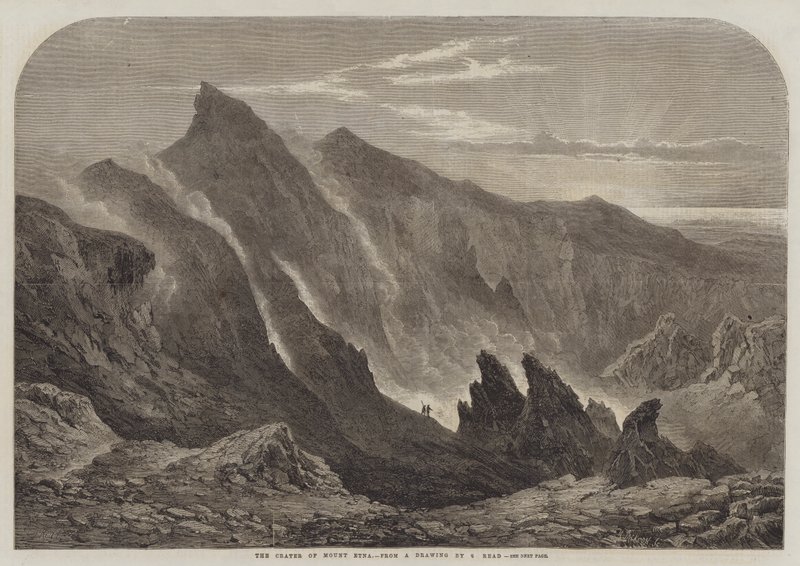 埃特纳火山的火山口 作者 塞缪尔·里德