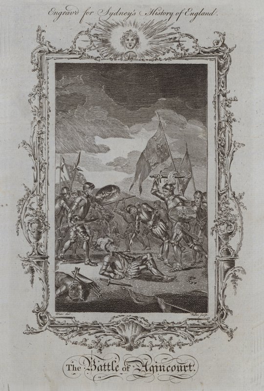 The Battle of Agincourt (engraving) 作者 塞缪尔（之后）鲸鱼