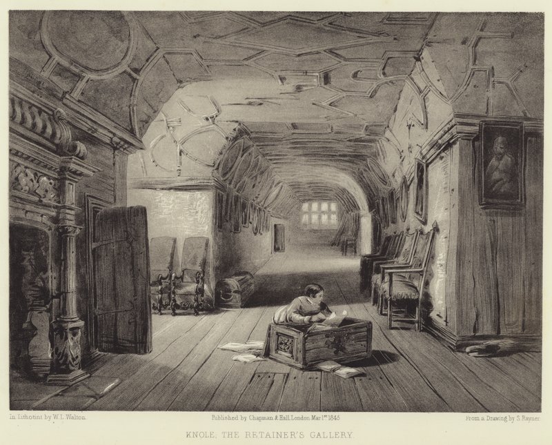 Knole，The Retainers Gallery 作者 塞缪尔·雷纳