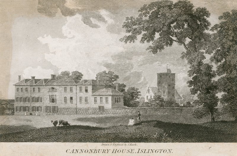 Canonbury House and Tower 作者 塞缪尔·罗尔（Samuel Rawle）