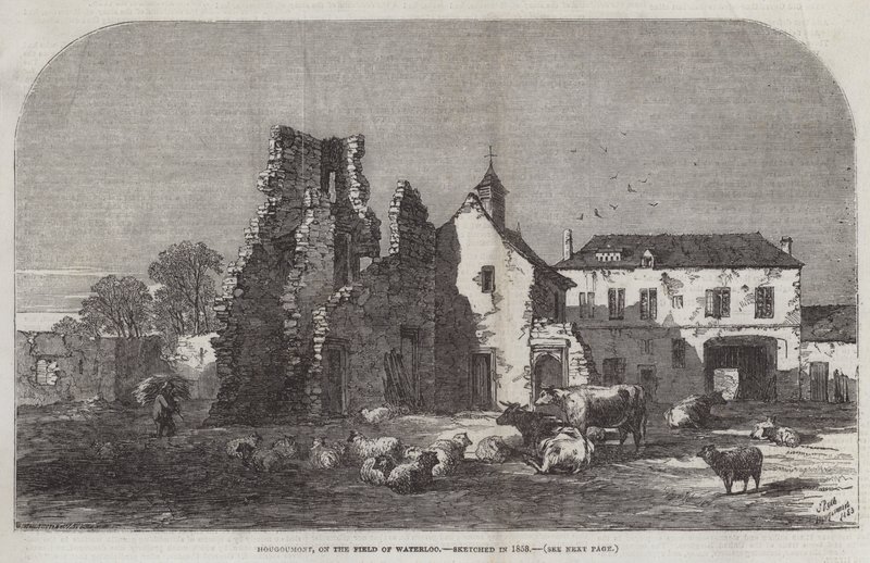 Hougoumont，滑铁卢场 作者 塞缪尔·里德