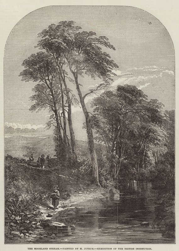 Moorland Stream，英国机构展览 作者 塞缪尔·里德