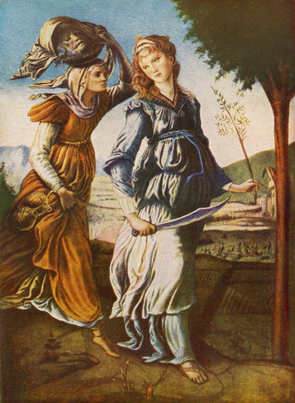 朱迪思和她的仆人与Holofernes的负责人 作者 桑德罗·波提切利（Sandro Botticelli）
