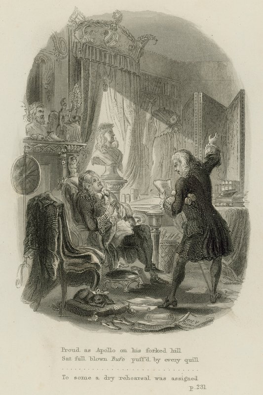 Scene from Epistle to Doctor Arbuthnot, by Alexander Pope (engraving) 作者 苏格兰学派