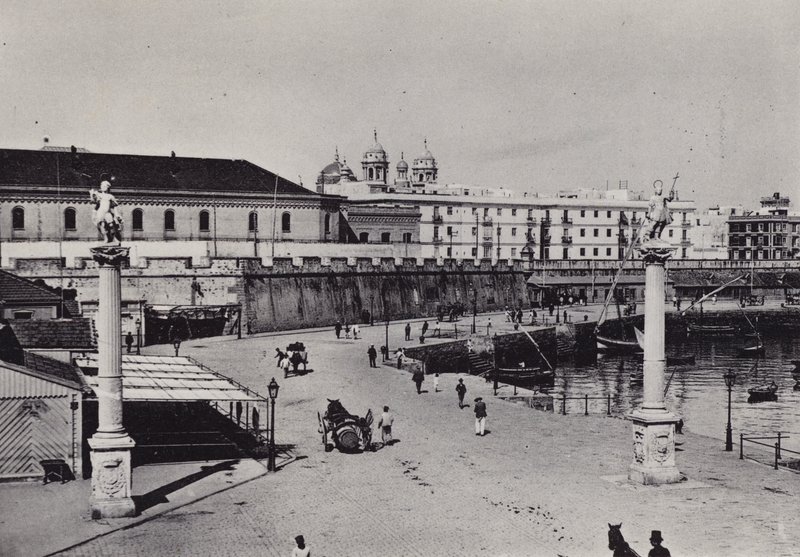 Cadiz: La Entrada (b/w photo) 作者 西班牙摄影师