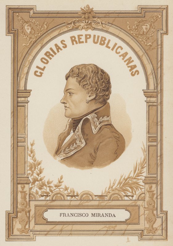 Francisco de Miranda，委内瑞拉的miltary领袖和革命家 作者 西班牙语学校