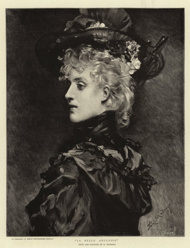 La Belle Anglaise (雕刻) 作者 西班牙语学校