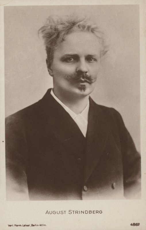 August Strindberg（1849-1912），瑞典剧作家，小说家，诗人和艺术家 作者 瑞典摄影师
